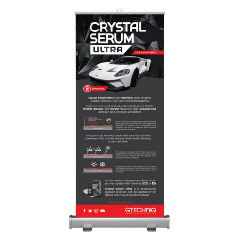 Crystal Serum Ultra Roller Banner
