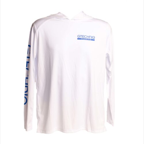 White Lightweight Sun Protection Hoodie - Gtechniq Marine
