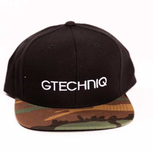 Camo and Black Gtechniq Snapback Hat