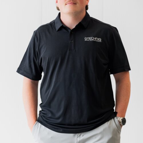 Gtechniq Black Polo Golf Shirt