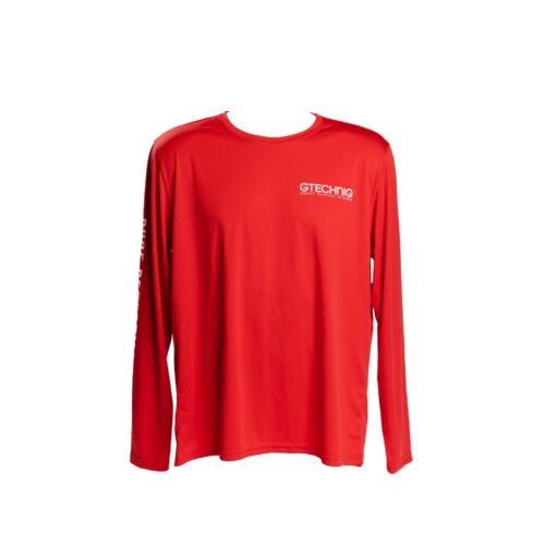 Long Sleeve Sun Protection Shirt - Gtechniq Red