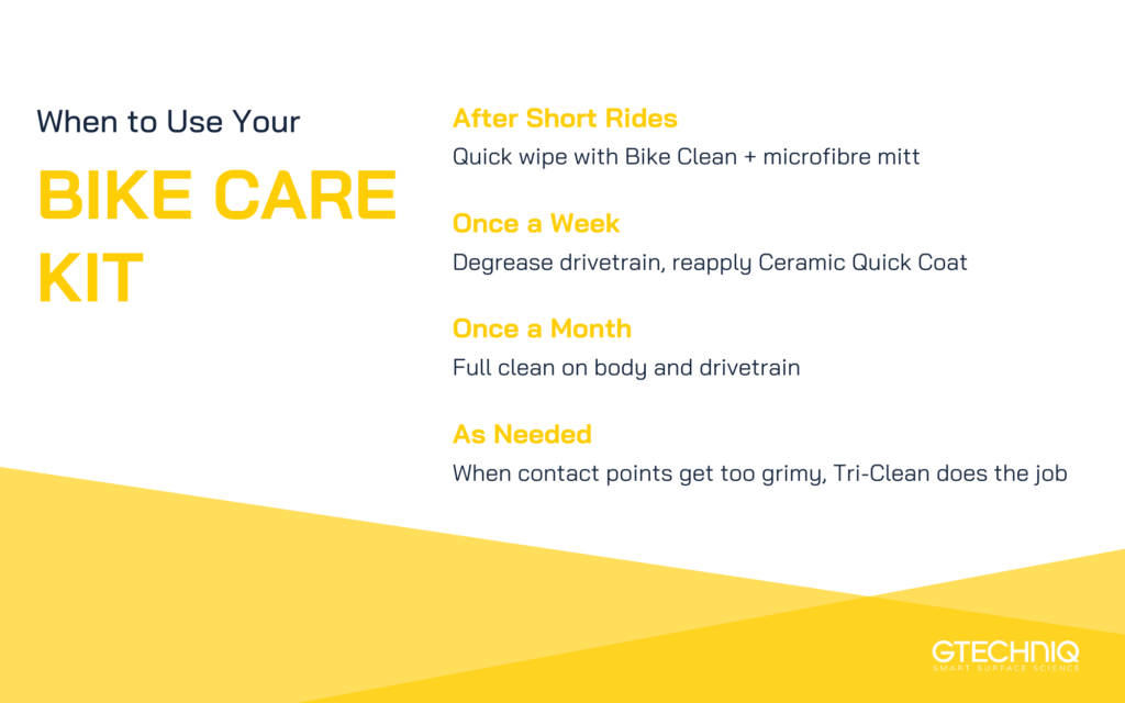 bike cleaning routine