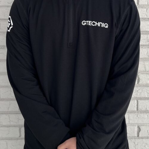 Black Quarter Zip Pullover
