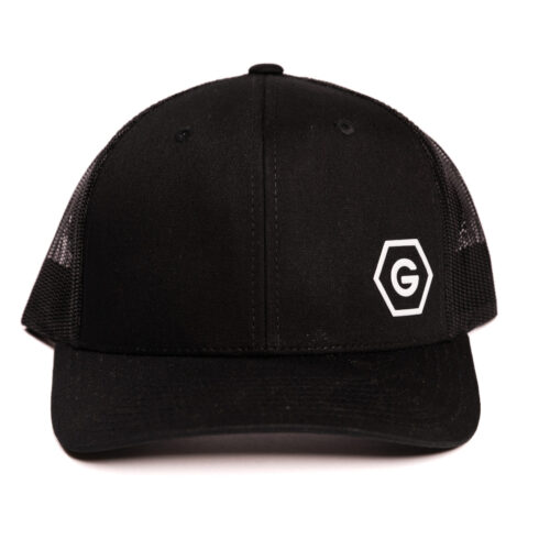 Black Retro Trucker Hat