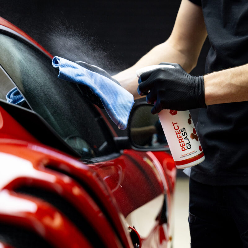Using G6 Perfect Glass on Ferrari windows